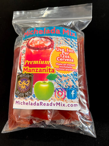 Premium Manzanita Michelada mix 10 single serving 1 oz packets